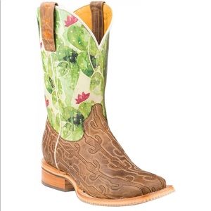 Brand new in box Tin Haul Cactus cowboy boot